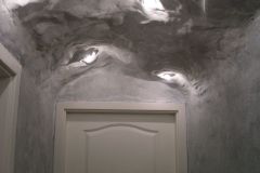 Faux plafond après facon grotte
