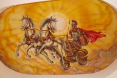 fresque au plafond