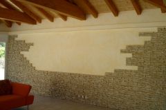 effet mur pierres vignes
